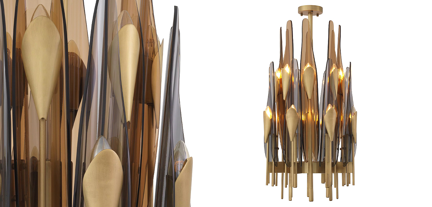Люстра Eichholtz Chandelier Sky Vertical Люстра Eichholtz Chandelier Sky Vertical - Loft-Concept в Воронеже