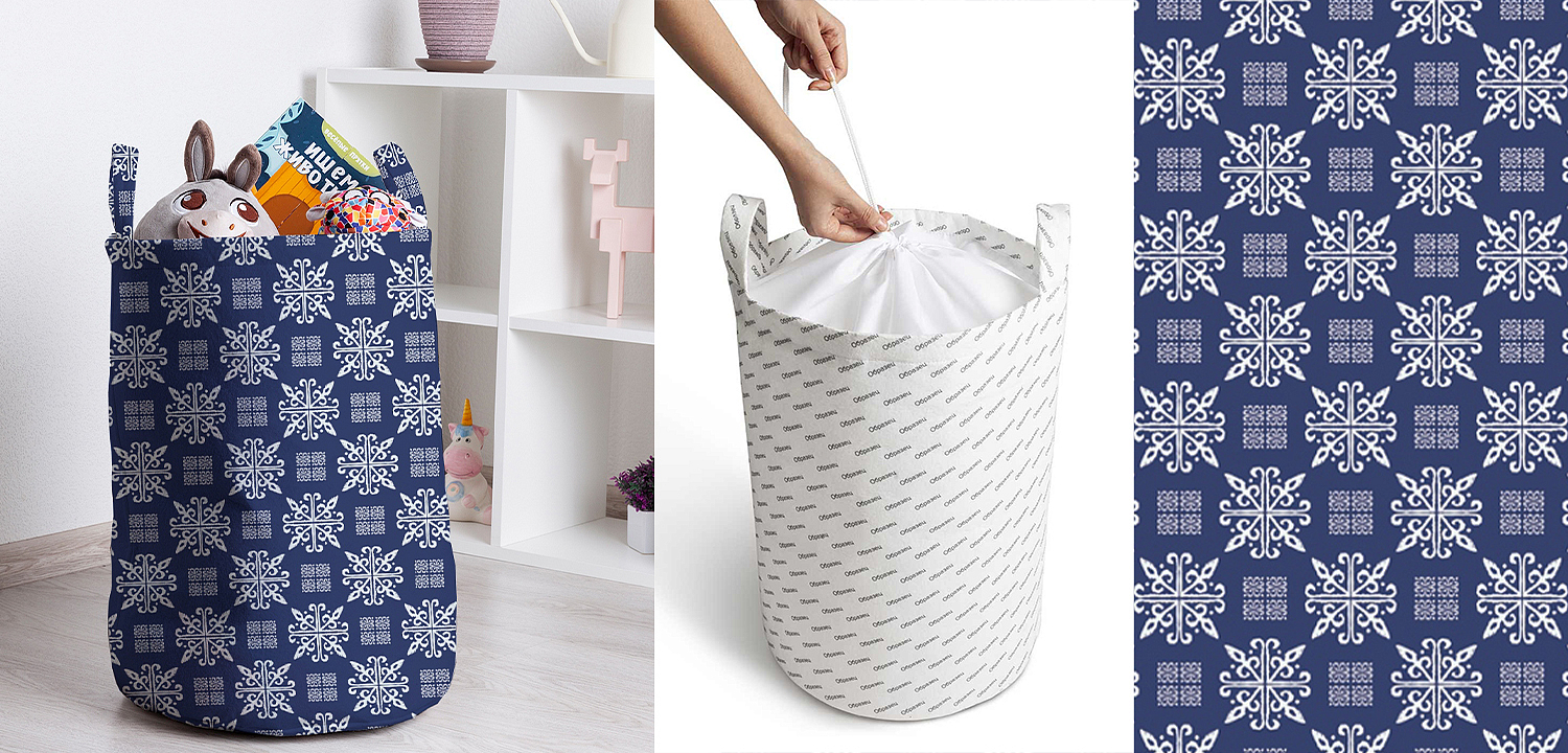 Корзина Snowflakes Basket Корзина Snowflakes Basket - Loft-Concept в Воронеже