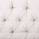 Кровать двуспальная светло-бежевая с основанием из массива дуба с мягким изголовьем Flax Beds варинант исполнения - 4 | Loft Concept в Воронеже