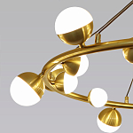 Люстра подвесная светодиодная с плафонами в форме шара Italian Globe Cedar Moss Light варинант исполнения - 3 | Loft Concept в Воронеже