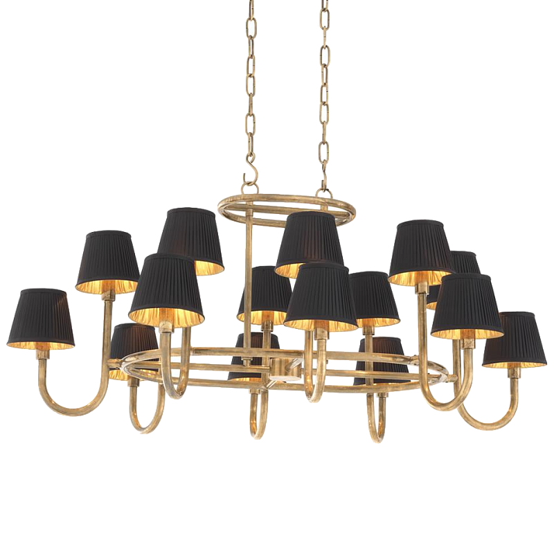 Люстра Chandelier Sparrows Латунь Черный в Воронеже | Loft Concept 