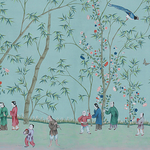 Обои ручная роспись Belton Duck Egg