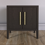 Тумбочка Primo с дверцами шпон темный орех варинант исполнения - 2 | Loft Concept в Воронеже