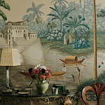 Обои ручная роспись River Scenes of Bengal Kolkata варинант исполнения - 5 | Loft Concept в Воронеже