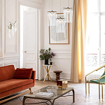 Бра с бронзовыми акцентами и прозрачными стеклянными каплями Droplet Bra варинант исполнения - 4 | Loft Concept в Воронеже