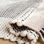 Ковер Woven from Wool с бахромой по краям варинант исполнения - 2 | Loft Concept в Воронеже