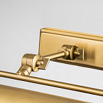 Светильник для картин цвета состаренная латунь с широким плафоном на прямоугольном основании Elstead Lighting варинант исполнения - 9 | Loft Concept в Воронеже