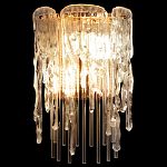 Бра с эффектом стекающего стекла и прозрачными трубками Textured Glass варинант исполнения - 1 | Loft Concept в Воронеже