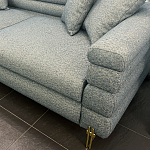 Дизайнерский Диван Lancaster Серо-голубое букле варинант исполнения - 2 | Loft Concept в Воронеже