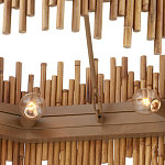 Люстра с абажуром из ротанга Wicker Furniture варинант исполнения - 2 | Loft Concept в Воронеже