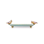 Блюдо фарфоровое Экзотические птички Vivole варинант исполнения - 2 | Loft Concept в Воронеже