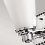 Бра для ванных комнат с белыми стеклянными конусными плафонами Hinkley варинант исполнения - 8 | Loft Concept в Воронеже