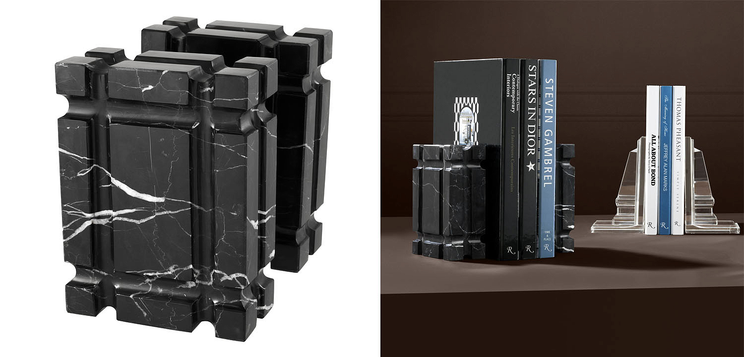 Держатель для книг Eichholtz BOOKEND LINEA SET OF 2 Держатель для книг Eichholtz BOOKEND LINEA SET OF 2 - Loft-Concept в Воронеже
