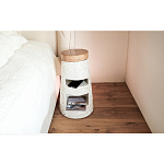 Керамический столик с деревянной столешницей "Пешка" варинант исполнения - 1 | Loft Concept в Воронеже