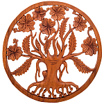 Панно из дерева Foliage Panel With Trees варинант исполнения - 1 | Loft Concept в Воронеже