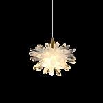 Подвесной светильник с натуральным горным хрусталем Crystal Shimmer варинант исполнения - 2 | Loft Concept в Воронеже