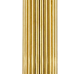 Подвесной светильник золотой в форме цилиндра из тонких металлических трубок  Long Tubular Lampshade варинант исполнения - 1 | Loft Concept в Воронеже