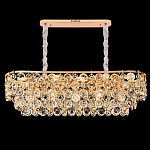 Люстра овальная каскадная с подвесками в форме колец Galaxy of Light варинант исполнения - 4 | Loft Concept в Воронеже