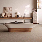 Журнальный столик фигурный со стеклянной столешницей Table Drop варинант исполнения - 3 | Loft Concept в Воронеже