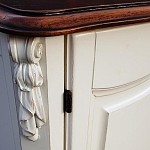 ТВ-тумба в стиле прованс из массива дерева Montmartre Wooden Provence TV Stand варинант исполнения - 2 | Loft Concept в Воронеже