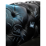 Кресло "Баския и Уорхол" Basquiat Warhol graffiti chair натуральная кожа варинант исполнения - 8 | Loft Concept в Воронеже