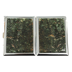 Портсигар на 10 сигарет с газовой зажигалкой из натурального камня Актиновит Stone Cigarettes Cases варинант исполнения - 4 | Loft Concept в Воронеже