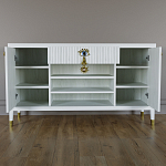 Комод-буфет Elsa Dreams White с открытыми полками   варинант исполнения - 3 | Loft Concept в Воронеже