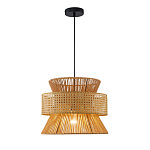 Подвесной светильник с абажуром из натуральных материалов Light Inside the Cell варинант исполнения - 2 | Loft Concept в Воронеже