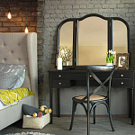 Туалетный столик Stylish Black варинант исполнения - 2 | Loft Concept в Воронеже