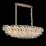 Люстра овальная с каскадом из подвесных прозрачных элементов Attractiveness варинант исполнения - 1 | Loft Concept в Воронеже