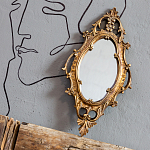 Зеркало настенное в ажурной раме бронзового цвета Classic Ornament Mirror варинант исполнения - 2 | Loft Concept в Воронеже