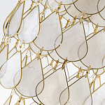 Подвесной светильник с декором из натуральной морской ракушки Iridescent Light варинант исполнения - 8 | Loft Concept в Воронеже