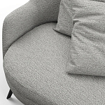 Мебельная ткань Шенилл серый цвет 138 см T4-29 варинант исполнения - 4 | Loft Concept в Воронеже