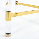 Кофейный столик со столешницей из стекла Crossy варинант исполнения - 4 | Loft Concept в Воронеже