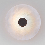 Бра светодиодный с мраморным рассеивателем черный  варинант исполнения - 1 | Loft Concept в Воронеже