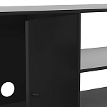 ТВ-тумба из металла с 2-мя дверцами и полками Damian Metal TV Stand варинант исполнения - 4 | Loft Concept в Воронеже