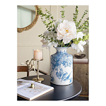 Ваза с мотивами цветущего сада с попугаями Vase Inspired by Nature варинант исполнения - 5 | Loft Concept в Воронеже