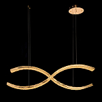 Люстра волнистой формы с фактурным хрустальным плафоном Light Delight варинант исполнения - 2 | Loft Concept в Воронеже