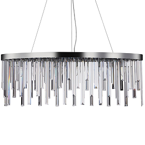 Люстра Bennett Oval Chandelier chrome 90
