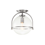 Потолочный светильник с прозрачным стеклянным шаром с эффектом пузырьков Hinkley варинант исполнения - 7 | Loft Concept в Воронеже