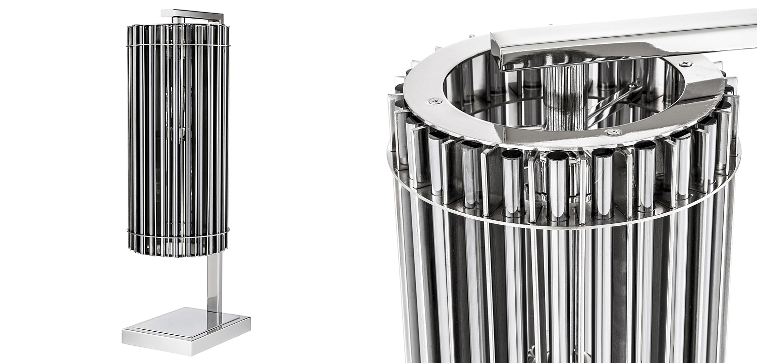 Настольная лампа Eichholtz Table Lamp Pimlico Nickel Настольная лампа Eichholtz Table Lamp Pimlico Nickel - Loft-Concept в Воронеже
