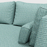 Мебельная ткань Шенилл бирюзовый цвет 142 см T4-61 варинант исполнения - 8 | Loft Concept в Воронеже