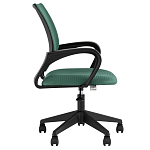 Офисное кресло с основанием из черного пластика Desk chairs Green варинант исполнения - 3 | Loft Concept в Воронеже