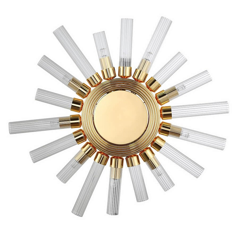 БРА Art Deco Sun Light Ceiling Белый Золотой БРА Art Deco Sun Light Ceiling Белый Золотой в Воронеже | Loft Concept