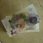 Шкатулка из эпоксидной смолы с цветами белая Epoxy Resin Rectangular Box White варинант исполнения - 2 | Loft Concept в Воронеже