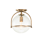 Потолочный светильник с прозрачным стеклянным шаром с эффектом пузырьков Hinkley варинант исполнения - 13 | Loft Concept в Воронеже