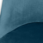 Барный стул вращающийся со спинкой Синий Велюр Vendramin Chair варинант исполнения - 4 | Loft Concept в Воронеже