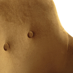 Кресло велюровое золотистого цвета Diaspro Gold  Armchair варинант исполнения - 4 | Loft Concept в Воронеже