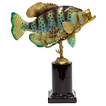 Статуэтка из фарфора в форме рыбы SEA Porcelain and Bronze варинант исполнения - 3 | Loft Concept в Воронеже