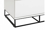 Комод белый с 3-мя ящиками Strict Lines  варинант исполнения - 4 | Loft Concept в Воронеже